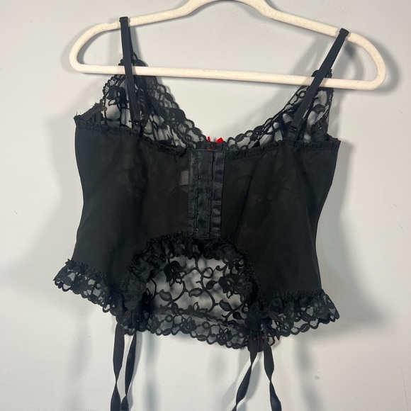 Frederick’s of Hollywood Lingerie Corset Lace Tank Top 38D - Picture 4 of 7